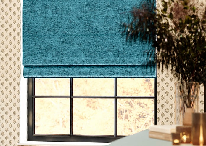 Maurice, Teal - Roman Blind - Image 5